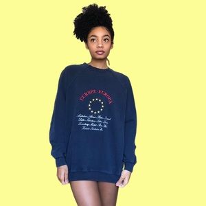 Europe-Europa Vintage Crewneck